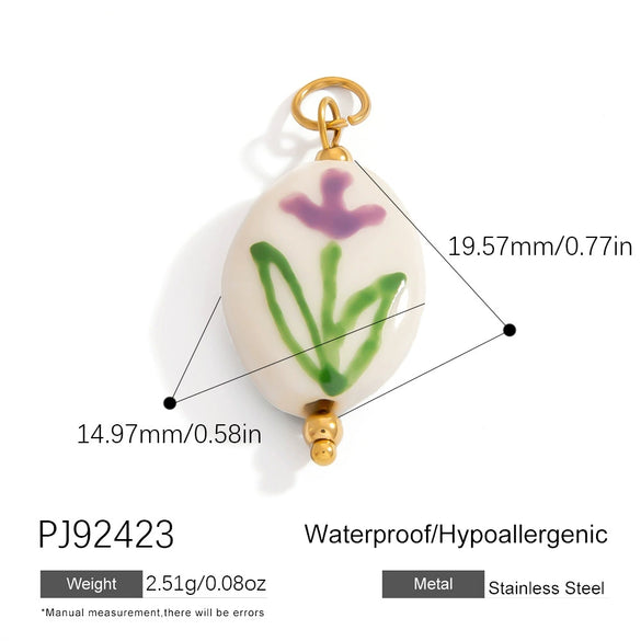 Stainless Steel Pendant Jewelry Accessories With Colorpreserving And Electroplating Style