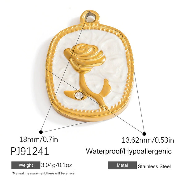 Stainless Steel Pendant Jewelry Accessories With Colorpreserving And Electroplating Style