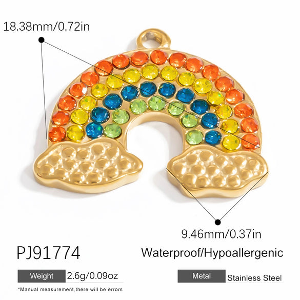 Stainless Steel Pendant Jewelry Accessories With Colorpreserving And Electroplating Style