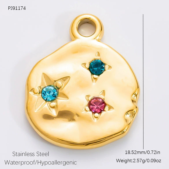 Stainless Steel Pendant Jewelry Accessories With Colorpreserving And Electroplating Style
