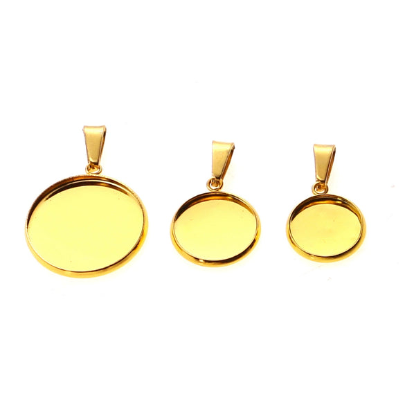 Stainless Steel Pendant Jewelry Accessories With Totem Pattern And Electroplating Process