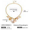 Stainless Steel Pendant Necklace With Clavicle Chain And Titanium Steel Ear Buckle Niche Earrings