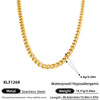 Stainless Steel Pendant Necklace With Sea Life Pattern Electroplated In Holiday Style For Women