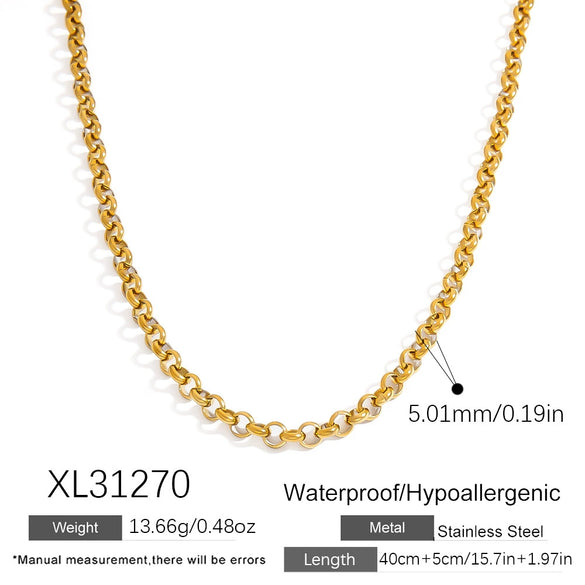 Stainless Steel Pendant Necklace With Sea Life Pattern Electroplated In Holiday Style For Women