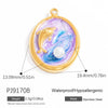 Stainless Steel Pendant Necklace With Sea Life Pattern Electroplated In Holiday Style For Women