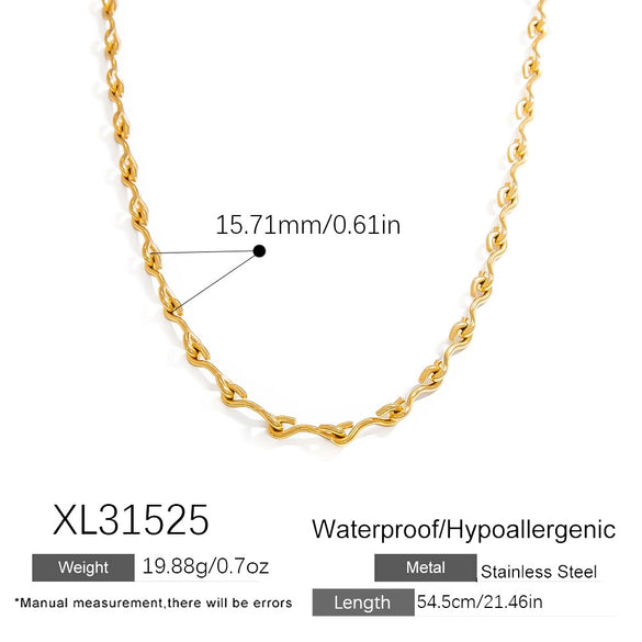 Stainless Steel Pendant Necklace With Sea Life Pattern Electroplated In Holiday Style For Women