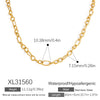 Stainless Steel Pendant Necklace With Sea Life Pattern Electroplated In Holiday Style For Women
