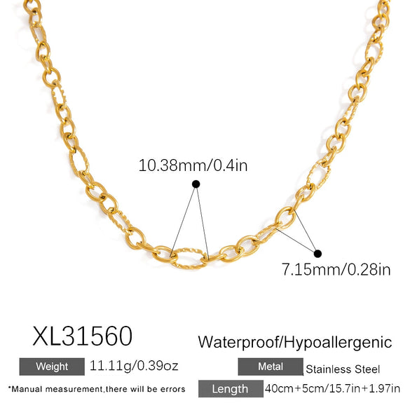 Stainless Steel Pendant Necklace With Sea Life Pattern Electroplated In Holiday Style For Women