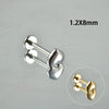 Stainless Steel Perforated Lip Nail Fivestar Heart Moon Chain Earrings Electroplated Simple Style