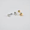 Stainless Steel Perforated Lip Nail Fivestar Heart Moon Chain Earrings Electroplated Simple Style