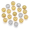 Stainless Steel Petal Bead Cap Tori Bead Vacuum Electroplated Totem Jewelry Making Gasket