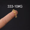 Stainless Steel Piercing Earrings Geometric Electroplated Fashion Jewelry