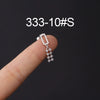 Stainless Steel Piercing Earrings Geometric Electroplated Fashion Jewelry