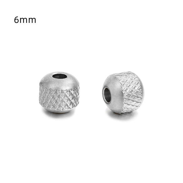 Stainless Steel Pineapple Beads Jewelry Accessories For Diy Bracelet And Necklace With Electroplating Treatment