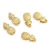 Stainless Steel Pineapple Pendant Jewelry Handmade Accessories With Electroplating