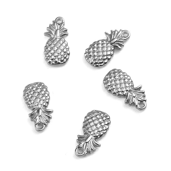 Stainless Steel Pineapple Pendant Jewelry Handmade Accessories With Electroplating