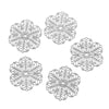 Stainless Steel Plant Flowers Style Leaf Earrings Pendant And Hairpin Accessories With Electroplating