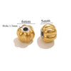 Stainless Steel Plated 18K Gold Baroque Pumpkin And Lantern Beads Handmade Diy Bracelet With Totem Pattern