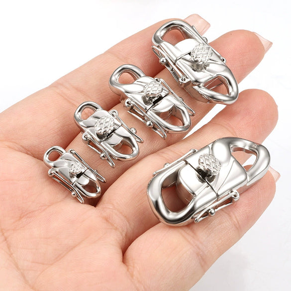 Stainless Steel Polished Dragon Buckle Jewelry Accessories For Necklace And Bracelet