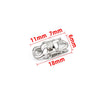 Stainless Steel Polished Dragon Buckle Jewelry Accessories For Necklace And Bracelet