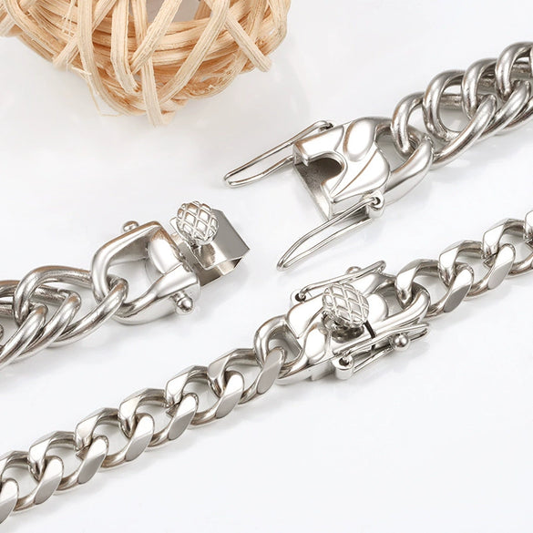 Stainless Steel Polished Dragon Buckle Jewelry Accessories For Necklace And Bracelet