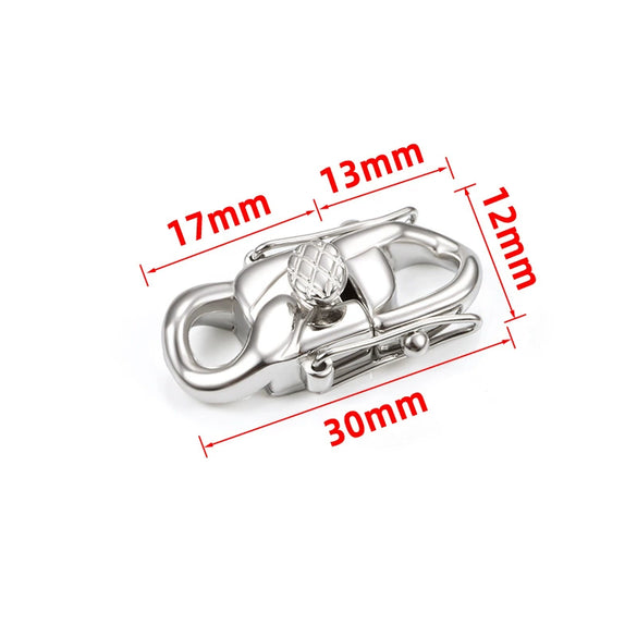 Stainless Steel Polished Dragon Buckle Jewelry Accessories For Necklace And Bracelet