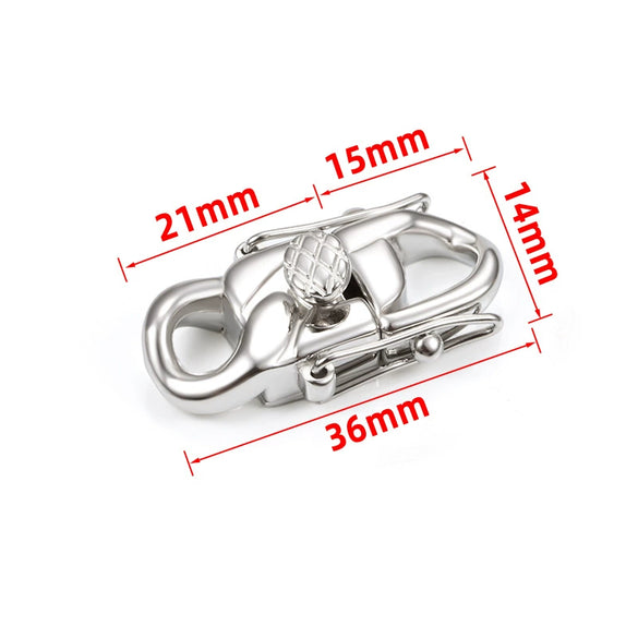Stainless Steel Polished Dragon Buckle Jewelry Accessories For Necklace And Bracelet