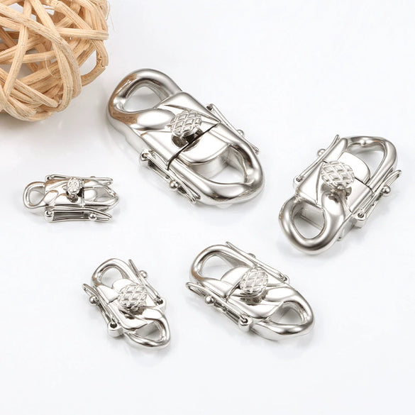Stainless Steel Polished Dragon Buckle Jewelry Accessories For Necklace And Bracelet