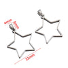Stainless Steel Polished Geometric Heart Hollow Border Gem Base Pendant Frame Electroplated Diy Handmade Jewelry Accessories