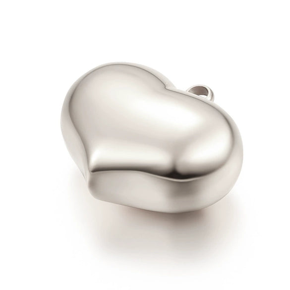 Stainless Steel Polished Heartshaped Pendant Necklace Bracelet With High Polishing And Laser Logo Electroplating Treatment