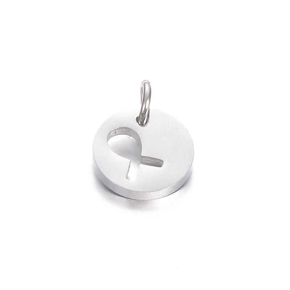Stainless Steel Polished Hollow Palm Wings Key Lock Sun Star Compass Symbol Jewelry Pendant With Electroplating And Geometric Design
