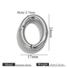 Stainless Steel Polished Love Spring Buckle Jewelry Accessories
