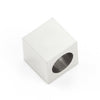 Stainless Steel Polished Square Throughhole Beads Electroplated Personality Necklace And Bracelet Beaded Material For Diy