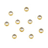 Stainless Steel Positioning Beads For Diy Pearl Necklace And Bracelet Accessories Simple Style With Smooth Pattern And Vacuum Plating