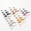 Stainless Steel Punk Accessories Electroplating Geometric Earrings Lip Nail Eyebrow Nail Umbilical Nail Replacement Ball Pointed