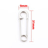 Stainless Steel Punk Pin Jewelry Necklace Bracelet Accessories Electroplated