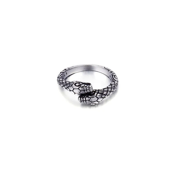Stainless Steel 18K Gold Plated Punk Snake Rings