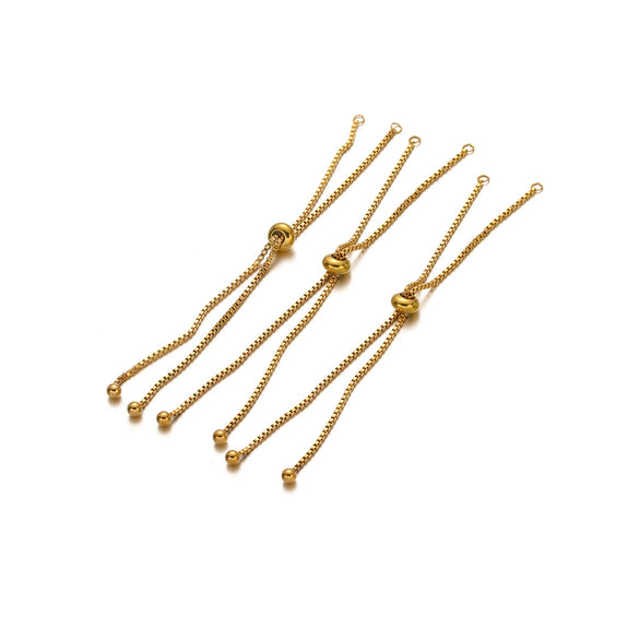 Stainless Steel Pushpull Bracelet Gold Plated Minimalist Jewelry Accessories