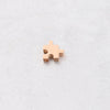 Stainless Steel Puzzle Small Hole Bead Mirror Polished Pendant Diy Jewelry Accessories