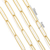 Stainless Steel Pvd Gold Plated Cross Chain Jewelry Accessories For Necklace And Bracelet Wholesale