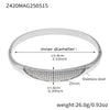 316L Stainless Steel Pvd Plated 18K Real Gold Mystery Starry Sky 5A Zircon Fashionable Geometric Bracelet