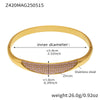 316L Stainless Steel Pvd Plated 18K Real Gold Mystery Starry Sky 5A Zircon Fashionable Geometric Bracelet