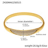 316L Stainless Steel Pvd Plated 18K Real Gold Mystery Starry Sky 5A Zircon Fashionable Geometric Bracelet