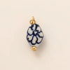 Stainless Steel Rainbow Zircon Love Pendant Necklace With Electroplating