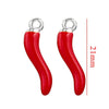 Stainless Steel Red Pepper Oildripping Pendant Earrings Jewelry Accessories