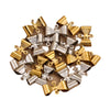 Stainless Steel Retro Double Hole Bow Jewelry Accessories Pendant For Diy Necklace And Bracelet Making With Electroplating