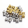 Stainless Steel Retro Double Hole Bow Jewelry Accessories Pendant For Diy Necklace And Bracelet Making With Electroplating