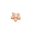 Stainless Steel Retro Flower Pendant Necklace With Electroplating