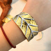 Stainless Steel Retro Geometric Electroplated Women's Bracelet