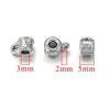 Stainless Steel Retro Totem Beads For Diy Jewelry Accessories Electroplated
